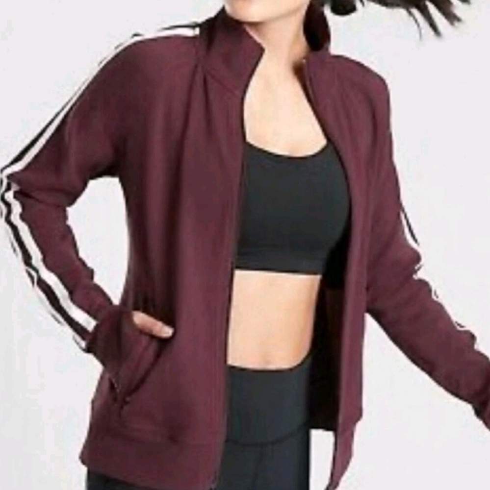 Athleta Circa Track Jacket. Size Medium - image 2